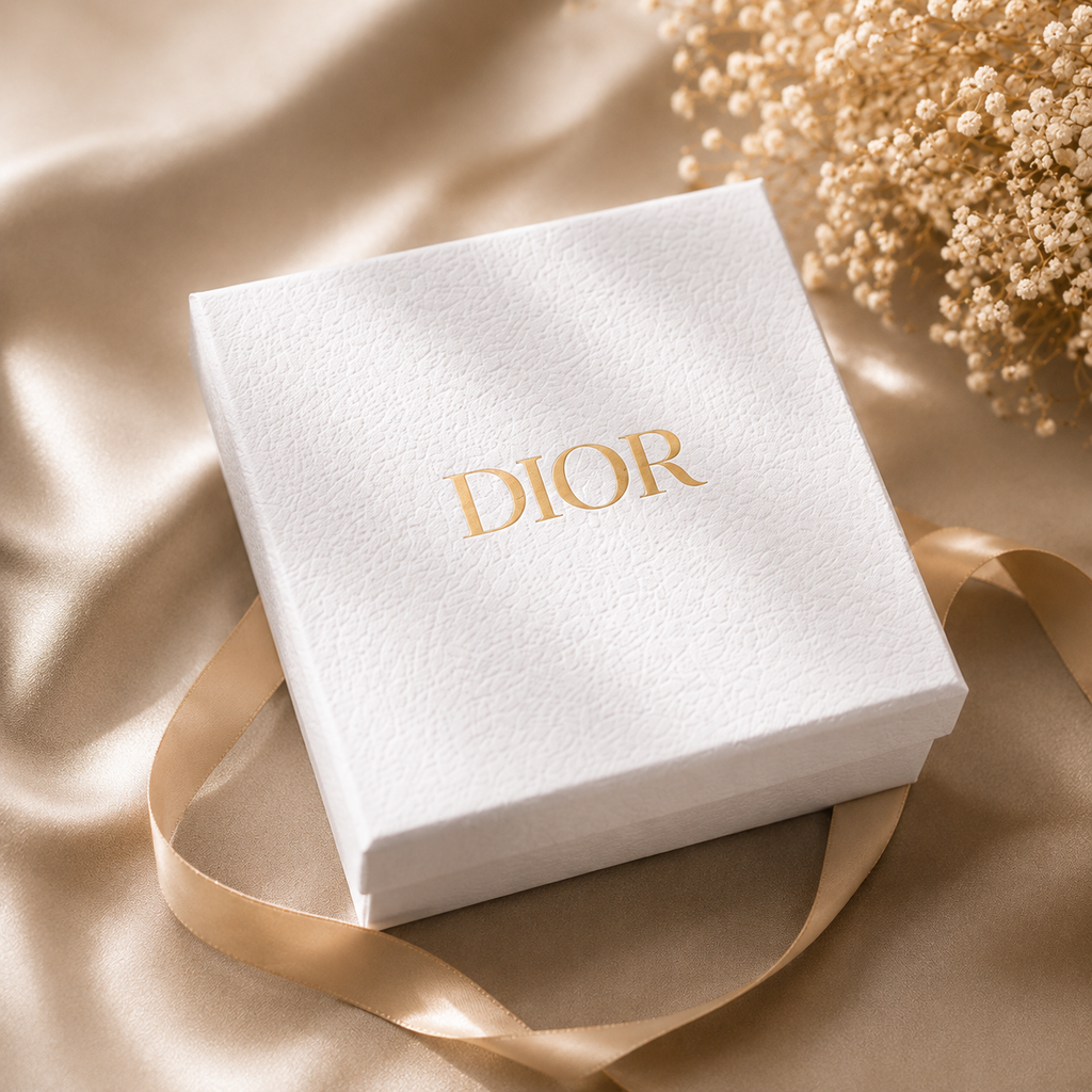 Dior Mini Daisy Pearl Earrings – Gold Tone