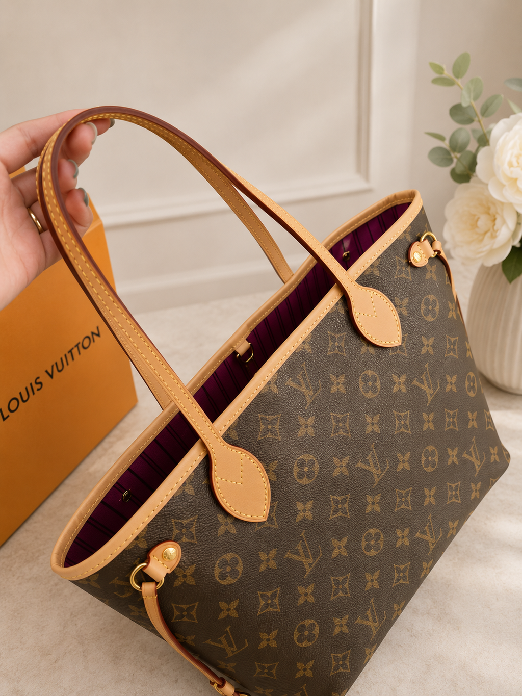 Louis Vuitton Neverfull PM – Monogram Canvas Tote Bag